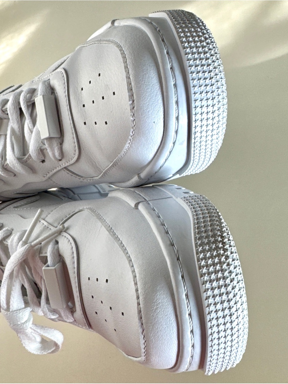 Nike Air Force 1 Pixel White Women’s 8 Platform Sneakers CK6649-100 - Picture 9 of 11